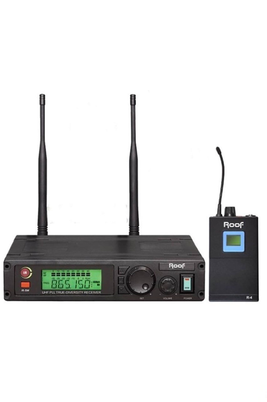 Roof R1100Y Uhf Telsiz Kablosuz Yaka Mikrofonu