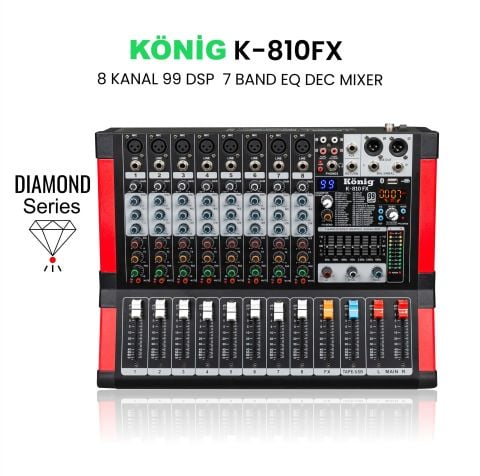 KÖNİG K-810 FX DEC MİXER (DIAMOND)