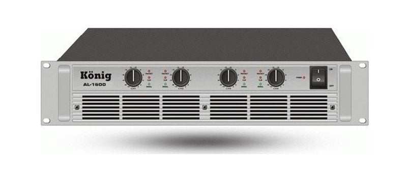 König AL-1600S - 4 Kanal Power Anfi 4x400 Watt