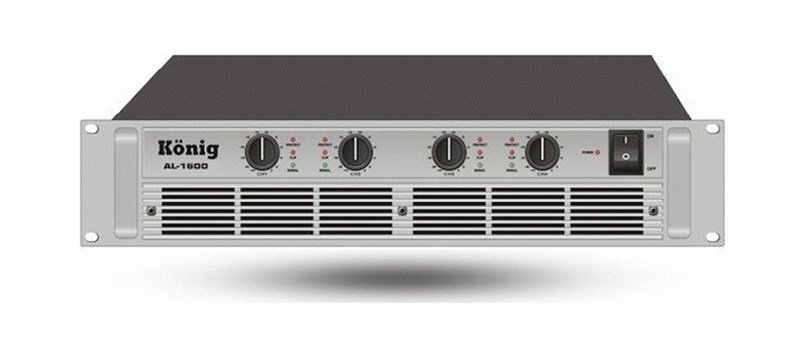 König AL-1600S - 4 Kanal Power Anfi 4x400 Watt