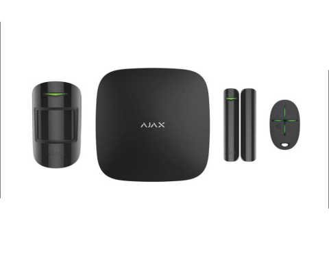 Kablosuz Alarm Seti SİYAH - Hub+Siren+M.Kontak+Pır+Kumanda