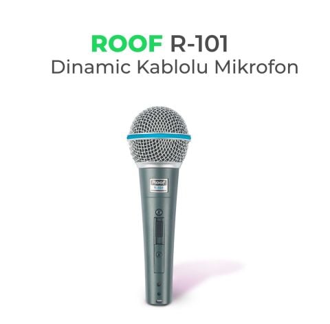 ROOF R-101 600 Ohm MİKROFON (Dinamic) XLR