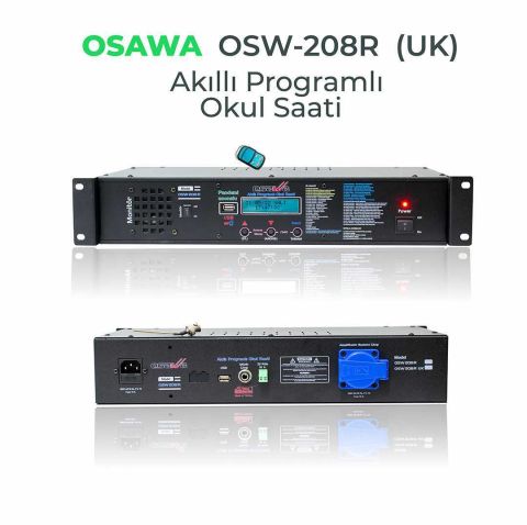 OSAWA 208 UK RAC TİPİ AKILLI ZİL SAATİ KUMANDALI